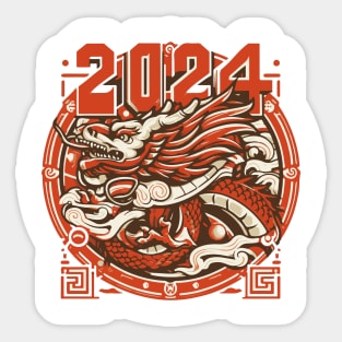 new year art Sticker